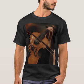 Unisex T-Shirt with Violin Design