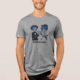 Unisex Tri-blend T-shirt Djibougie Shirt