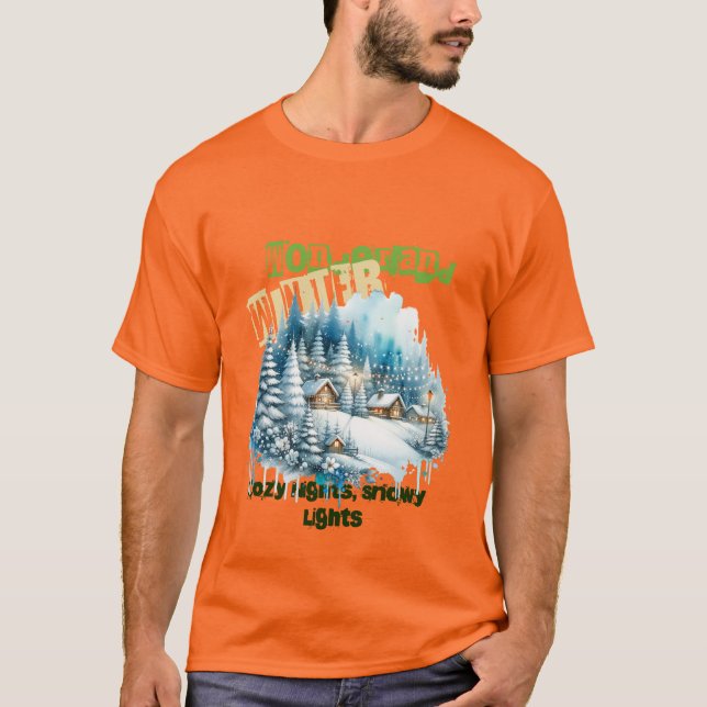 Unisex tshirt print "Winter-Wonder" (Front)