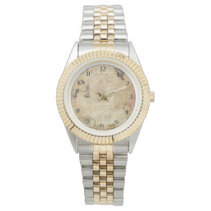 Unisex Two Toned Bracelet Watch/Vintage Watch
