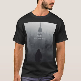 Unisex Underground Streetwear Black T-shirt