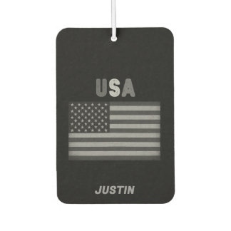 Unisex USA American Flag Retro Car Air Freshener