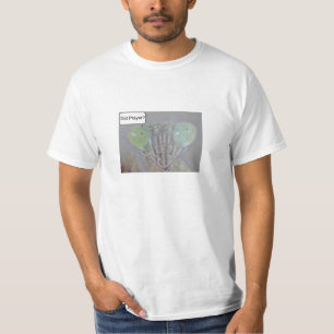 Unisex White T-shirt Praying Mantis