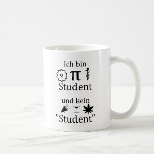 Unispruch "MINT Student" Geschenk, Studenten Coffee Mug