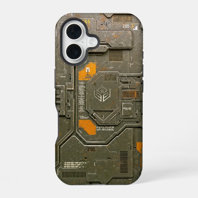 UNIT-77 #005: Hazard Sector CKE-145 iPhone 16 Case (Back)