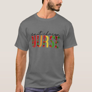 Unit Charge Nurse Christmas Nurse Santa's Favorite T-Shirt