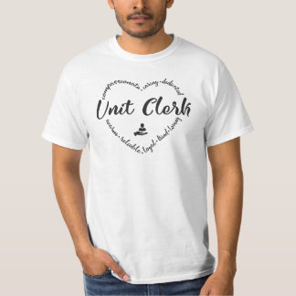 Unit Clerk Design Personalised Apparel T-shirt