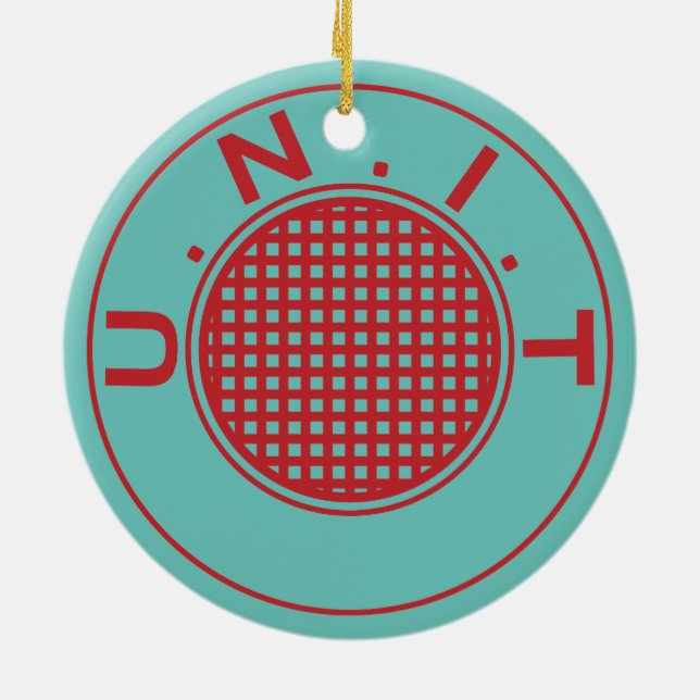 UNIT Ornament teal (Back)