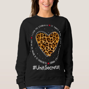 Unit Secretary Squad Admin Appreciation Week Back Sweatshirt