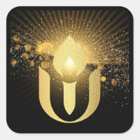 Unitarian Universalism gold glow chalice