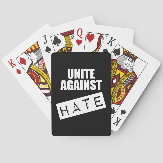 Unite Against Hate Playing Cards (Back)