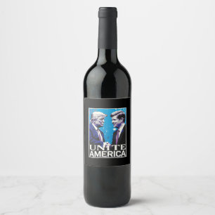 Unite America Iconic Trump  Wine Label
