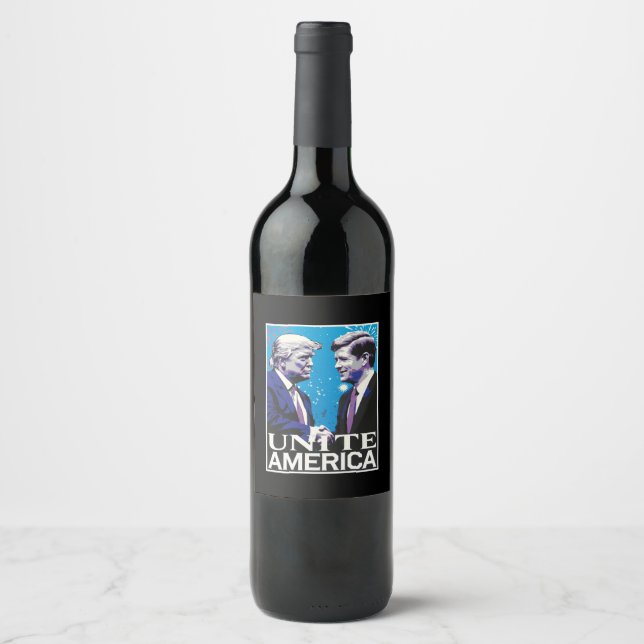 Unite America Iconic Trump  Wine Label (Front)