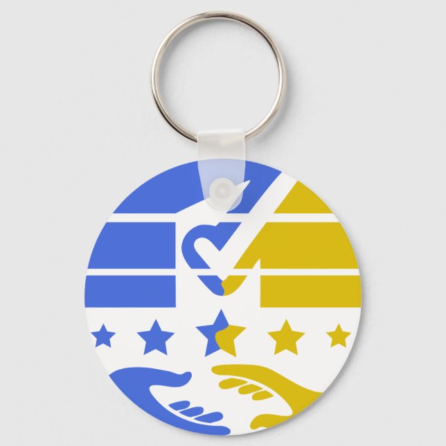 Unite and Shine: A Vision of Collaboration Key Ring (Back)