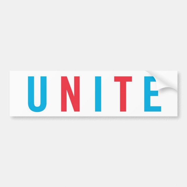 unite bumper sticker (Front)