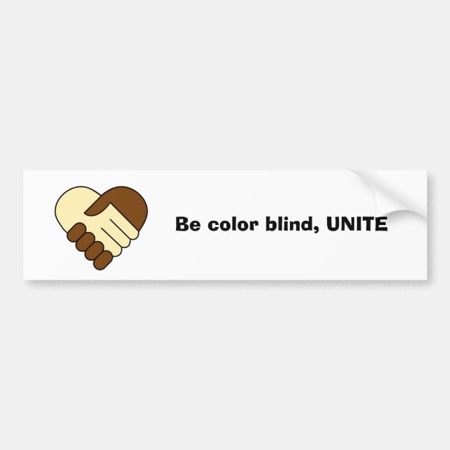 'Unite' bumper sticker (Front)