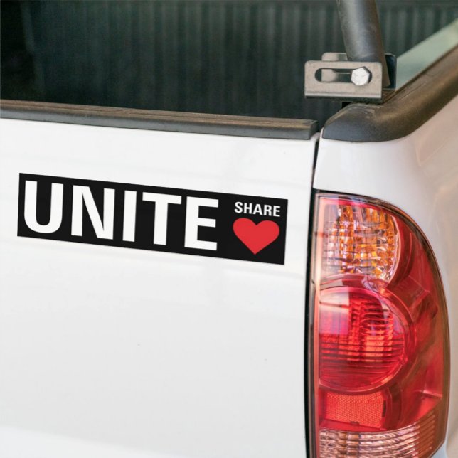 Unite Democracy Political Bumper Sticker (Creator Uploaded)