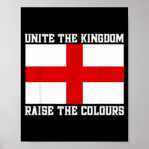 Unite The Kingdom St George Cross  Poster