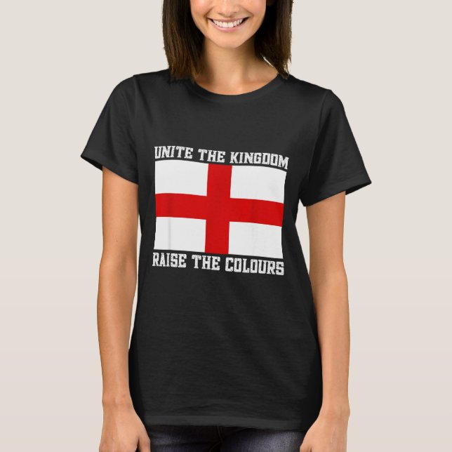 Unite The Kingdom St George Cross  T-Shirt (Front)