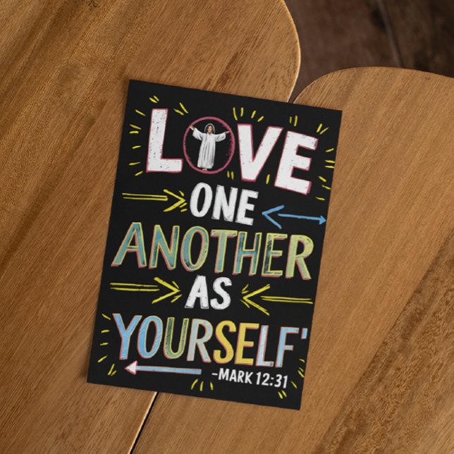 Unite With Love: Embrace the Message Postcard (Creator Uploaded)