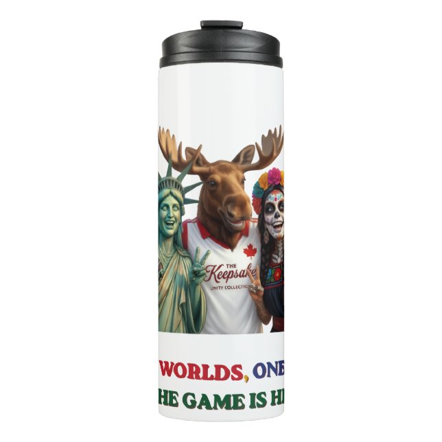United 2026 Unity Selfie Water Bottle   (Front)