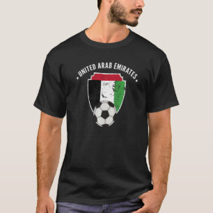 United Arab Emirate Soccer Flag Football Emirati R T-Shirt