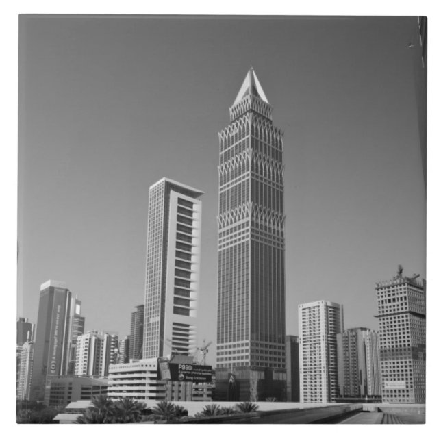 United Arab Emirates, Dubai, Dubai City. 2 Tile (Front)