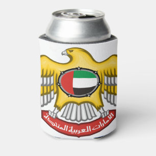 united arab emirates emblem can cooler