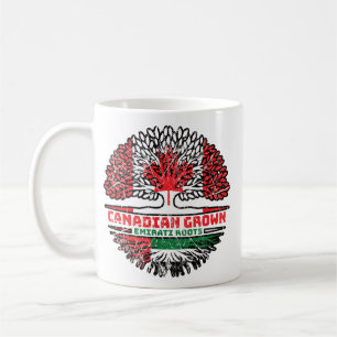 United Arab Emirates Emirati Canadian Canada Tree Coffee Mug