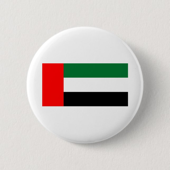 United Arab Emirates Flag 6 Cm Round Badge (Front)