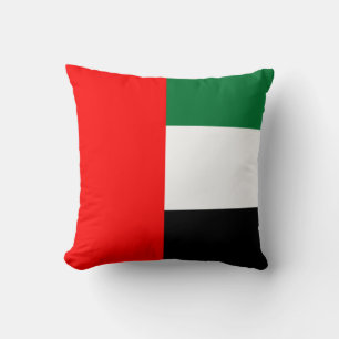 United Arab Emirates Flag, American MoJo Pillow