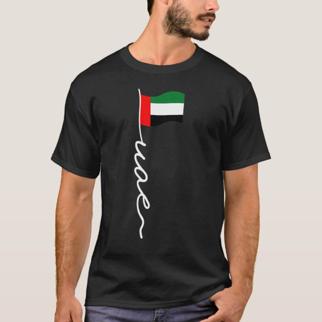 United Arab Emirates Flag For Emirati Flag UAE T-Shirt (Front)