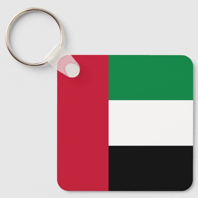 United Arab Emirates Flag Key Ring (Front)