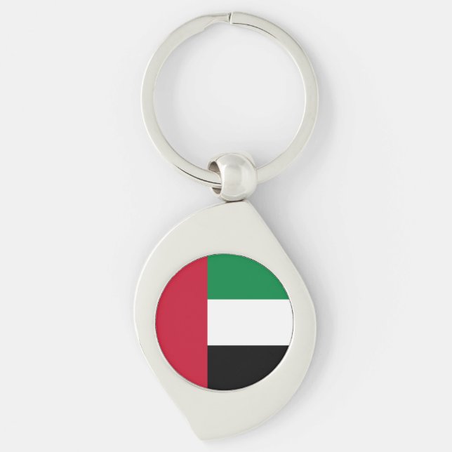 United Arab Emirates Flag Key Ring (Front)