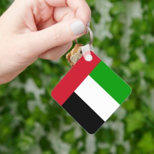 united arab emirates flag keychain