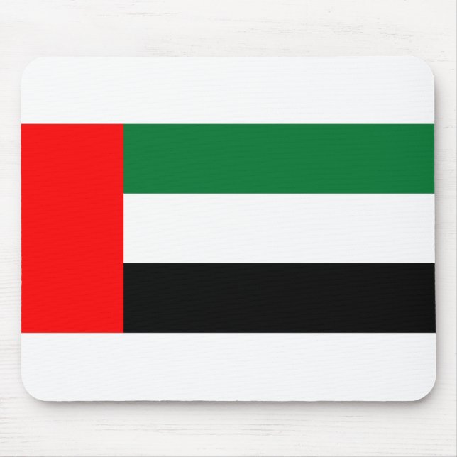 United Arab Emirates Flag Mouse Mat (Front)