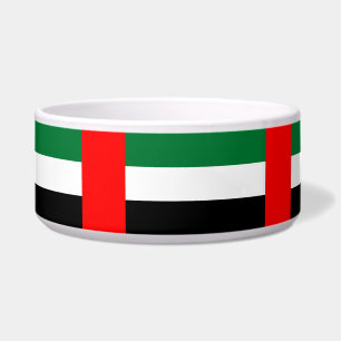 United Arab Emirates Flag Pet Bowl