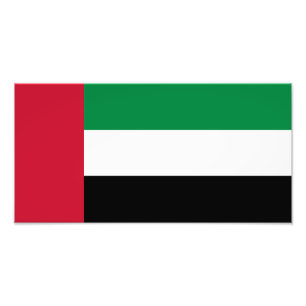 United Arab Emirates Flag Photo Print