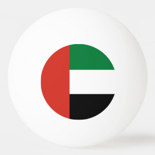 United Arab Emirates flag Ping Pong Ball