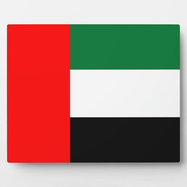 United Arab Emirates Flag Plaque (Front)