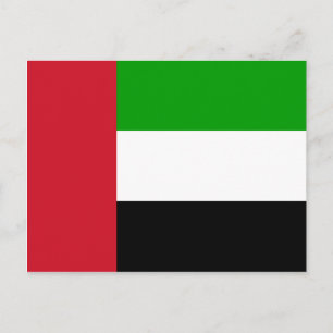 United Arab Emirates Flag Postcard