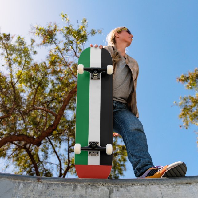United Arab Emirates flag Skateboard (Outdoor 1)