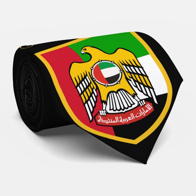 United Arab Emirates Flag Tie (Rolled)