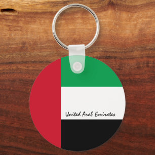 United Arab Emirates Flag & UAE patriots / sports Key Ring