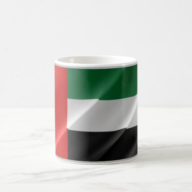 United Arab Emirates - Flag Waving - Coffee Mug (Center)