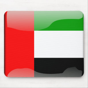 United Arab Emirates glossy flag Mouse Mat
