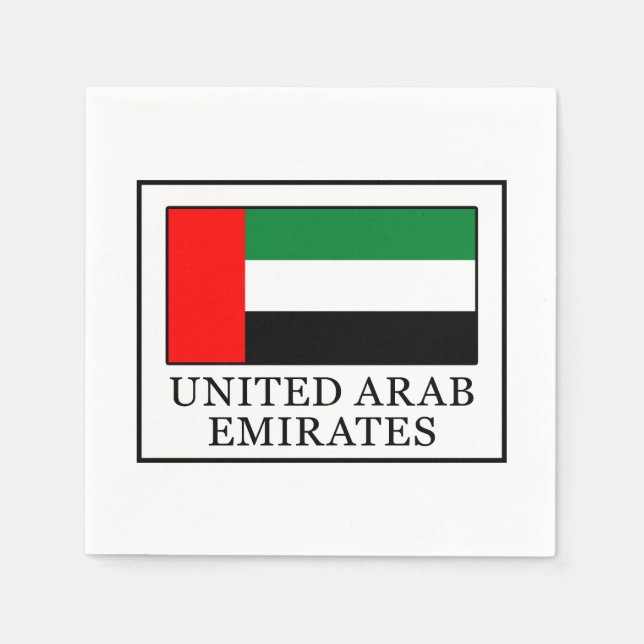 United Arab Emirates Napkin (Front)