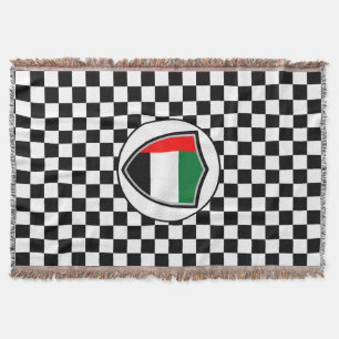United Arab Emirates Throw Blanket