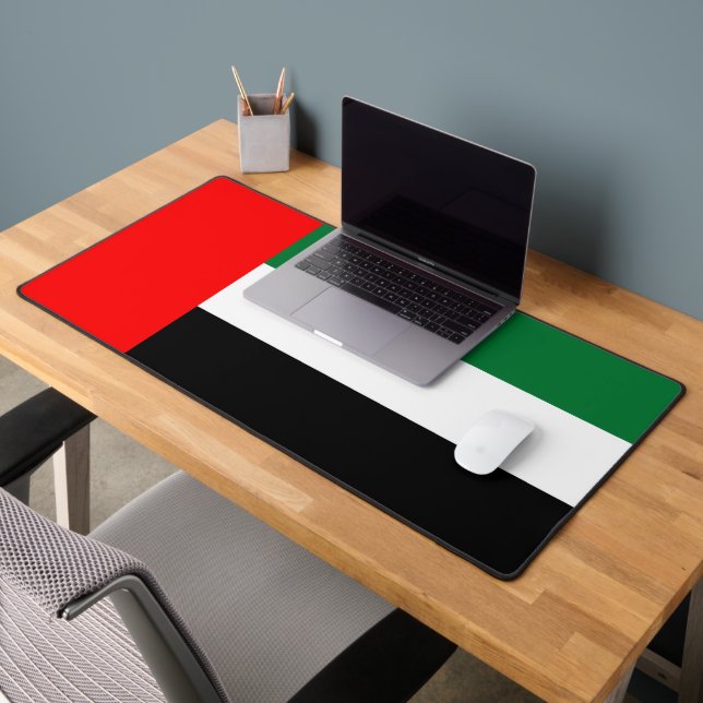 United Arab Emirates | UAE Flag Popsocket Desk Mat (Office 2)
