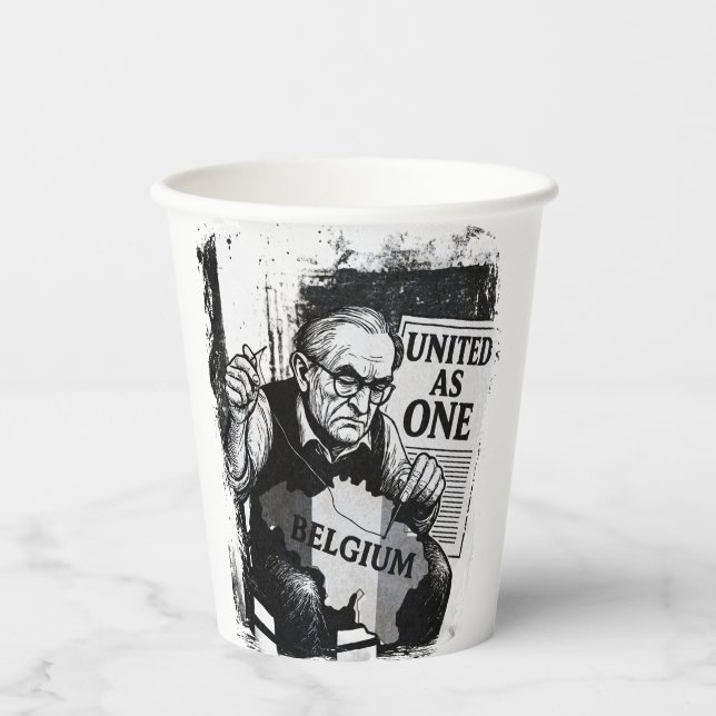 United as One – Belgium Paper Cup (Front)